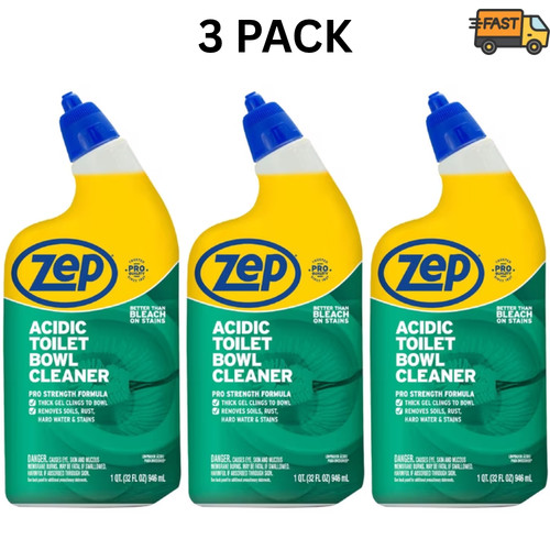 Zep acidic toilet bowl stain - acidic,
